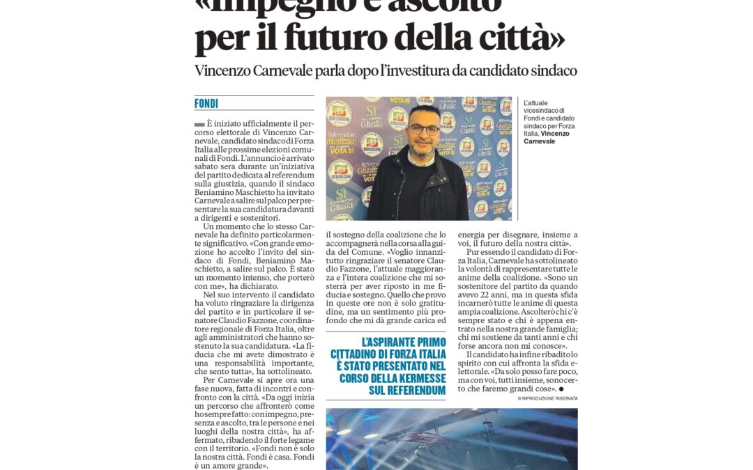 Latina oggi – 16 marzo 2026
