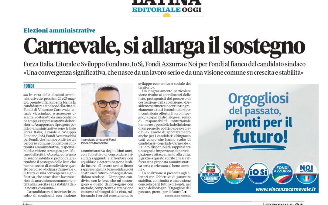 Latina oggi – 28 marzo 2026