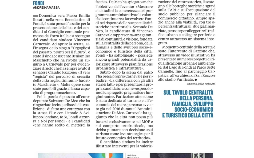 Latina oggi – 12 Maggio 2026