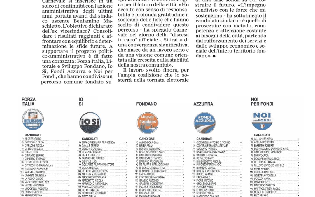 Latina oggi – 26 aprile 2026