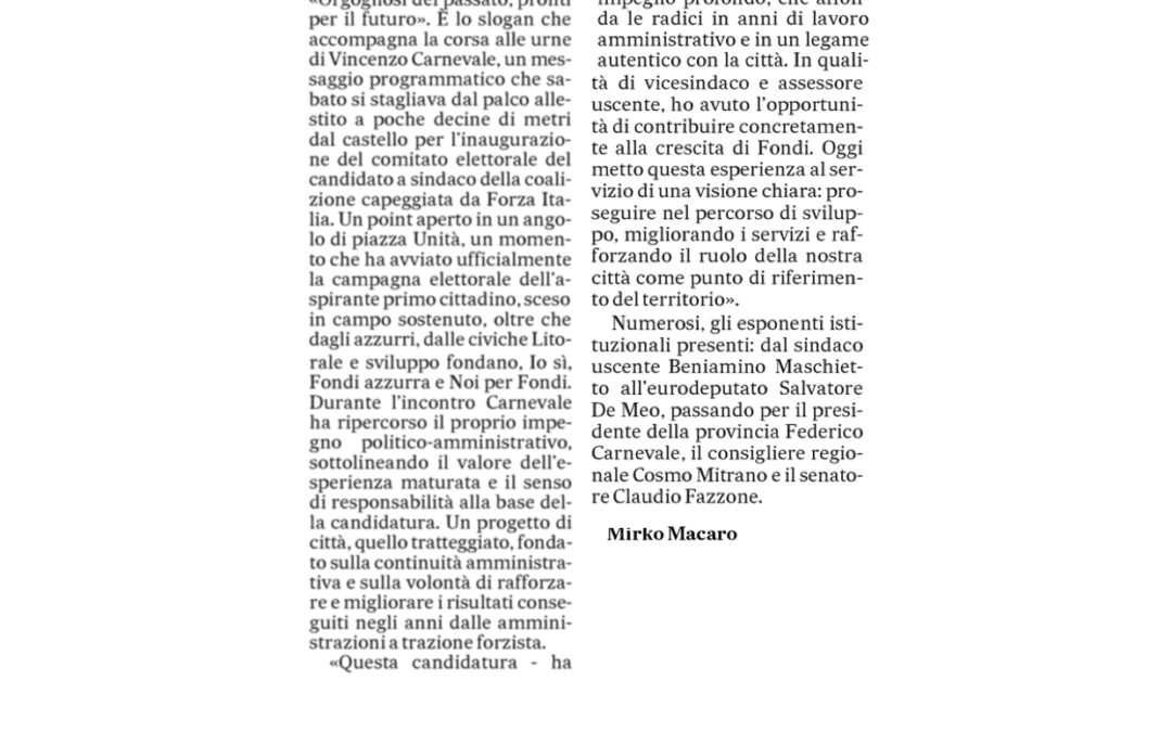 Il Messaggero – 21 Aprile 2026